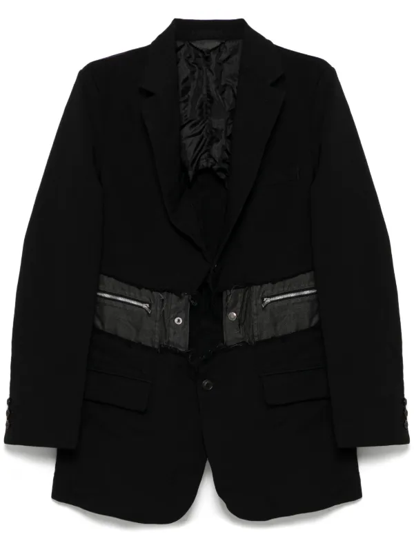 Black Comme Des Garçons シングルジャケット | ブラック | FARFETCH JP