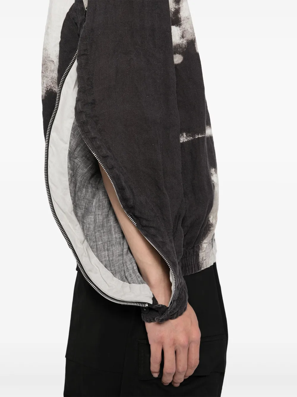 Undercover Jack met print Zwart