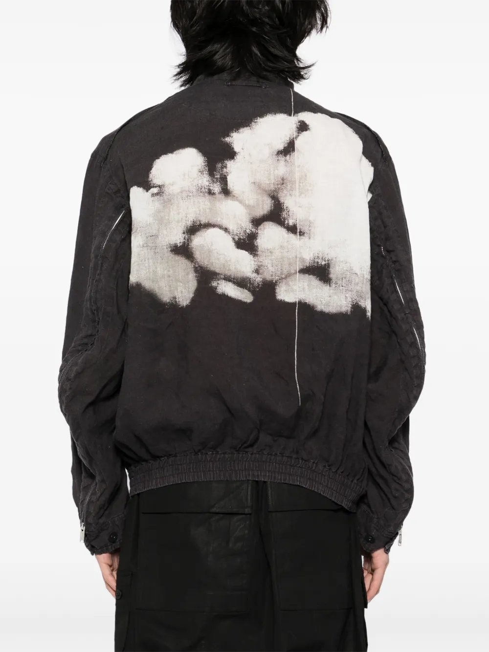 Undercover Jack met print Zwart