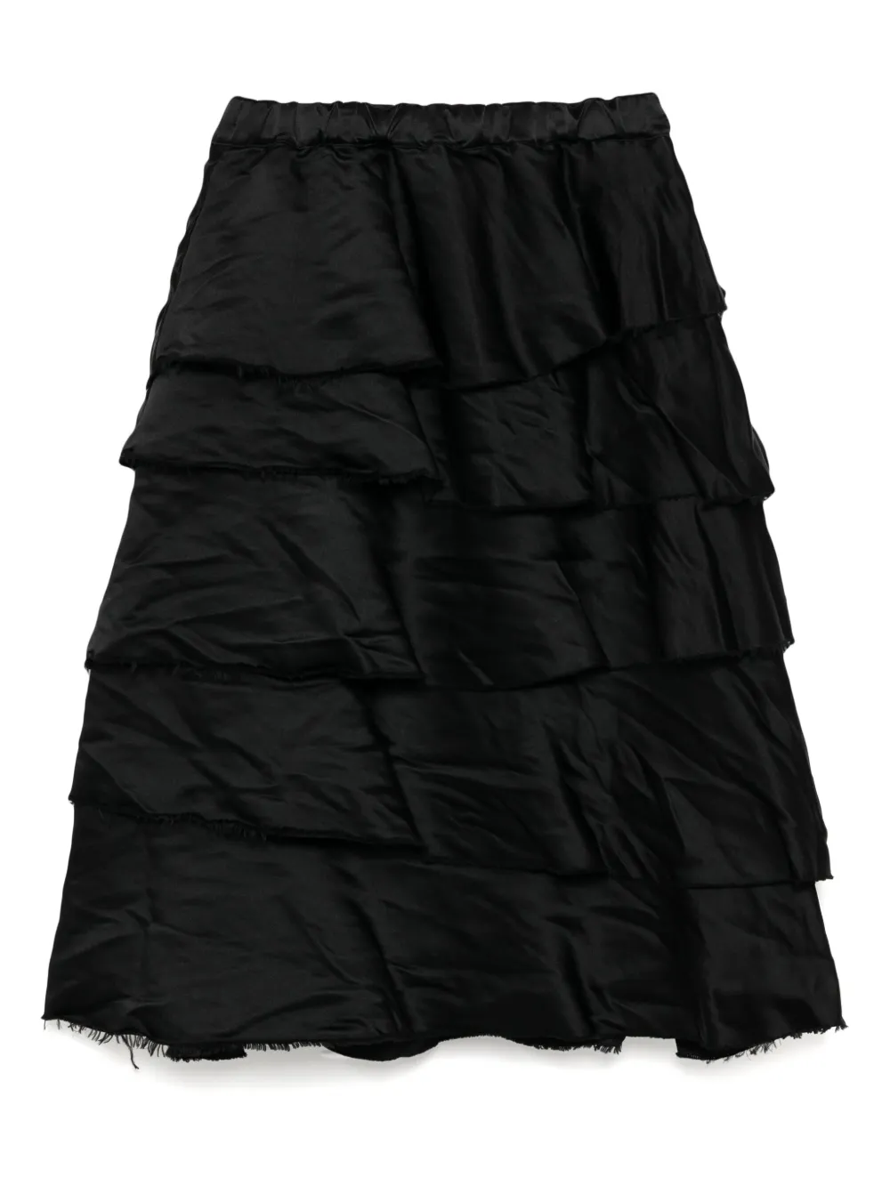 Black Comme Des Garçons falda a capas | Mujer | Image 2