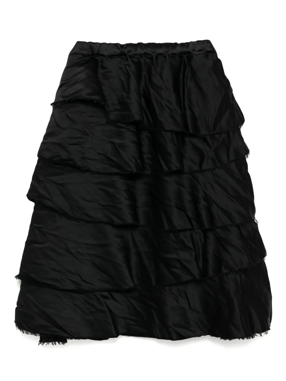 Black Comme Des Garçons falda a capas | negro | Image 1