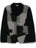 Black Comme Des Garçons panelled blazer