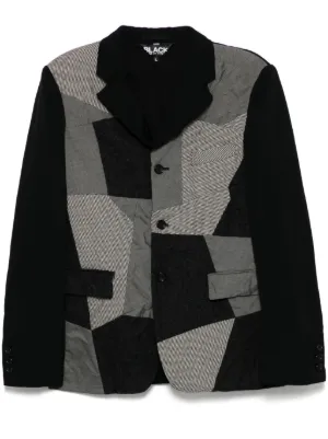 Black Comme Des Garçons Tulle Blazer | Black | FARFETCH
