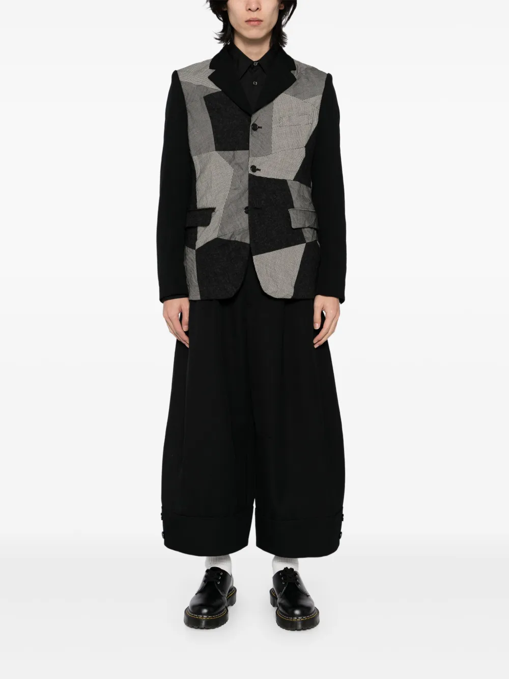 Black Comme Des Garçons panelled blazer | Blazers | Image 2