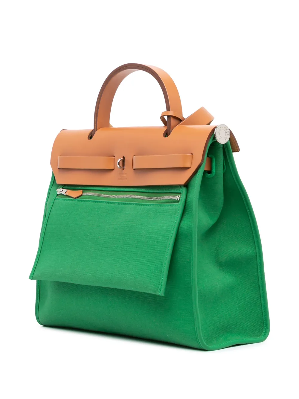 Hermès Pre-Owned 2016 Toile Herbag Zip 31 boekentas - GREEN