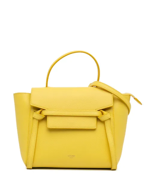 Céline Pre-Owned 2019 nano Gürteltasche aus gekörntem Kalbsleder