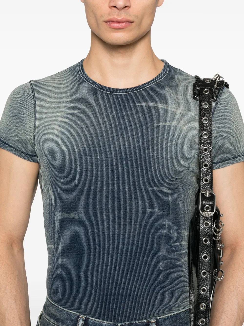 Diesel Hans T-shirt Blauw