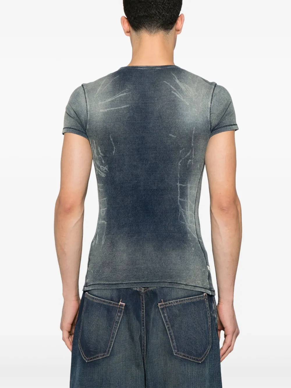 Diesel Hans T-shirt Blauw