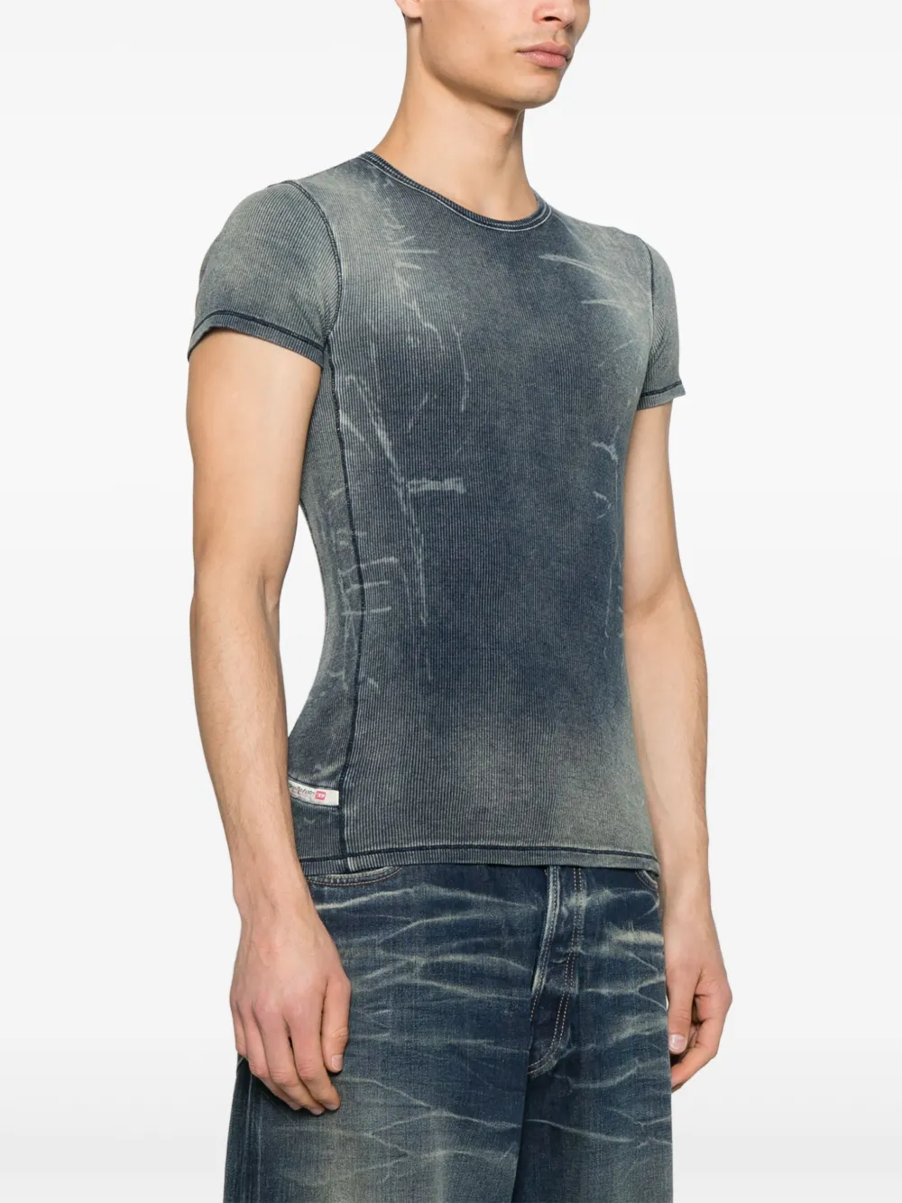Diesel Hans T-shirt Blauw