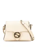 Gucci Pre-Owned 2016-2024 Small Dollar Calfskin Interlocking G crossbody bag - White