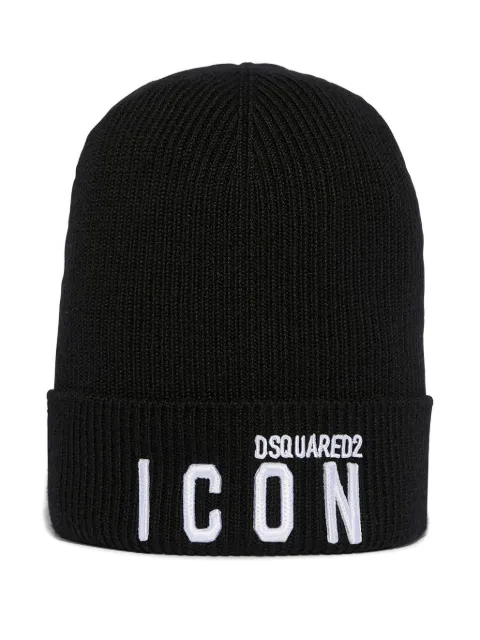 DSQUARED2 icon-logo beanie