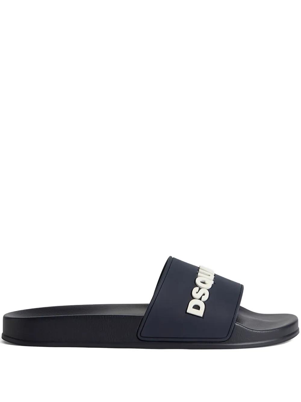 DSQUARED2 logo-embossed slides Blue