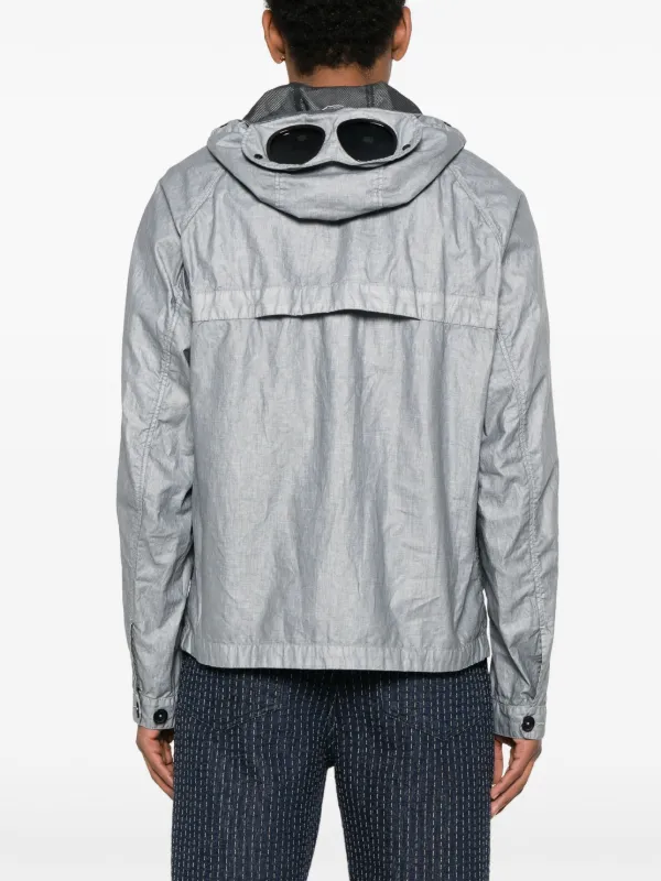 C.P. Company Lino Wax ジャケット | グレー | FARFETCH JP