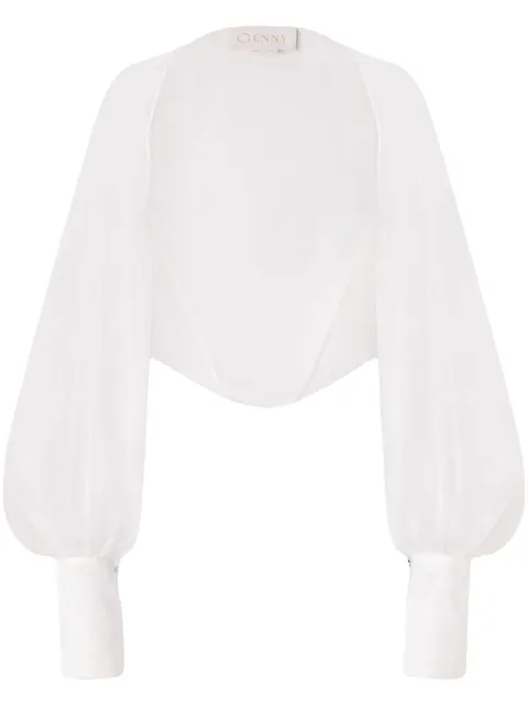 Genny bolero de gasa traslúcido