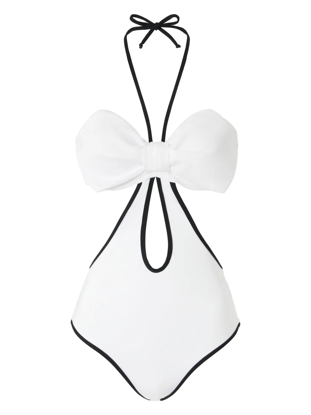Genny traje de baño con abertura | blanco | Image 1