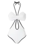 Genny cut-out swimsuit - White