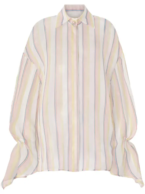 Genny camisa con rayas estampadas