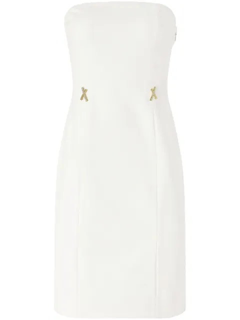 Genny vestido midi estilo strapless