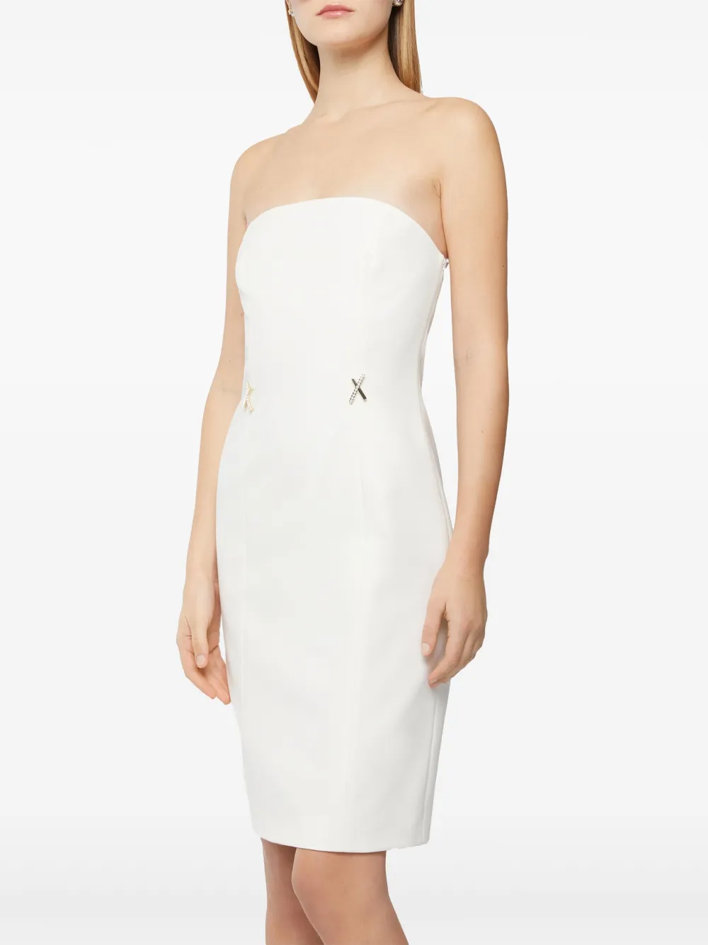 GENNY STRAPLESS MIDI DRESS