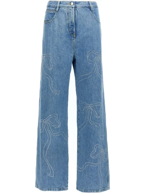 MACH & MACH jeans con detalles de cristal