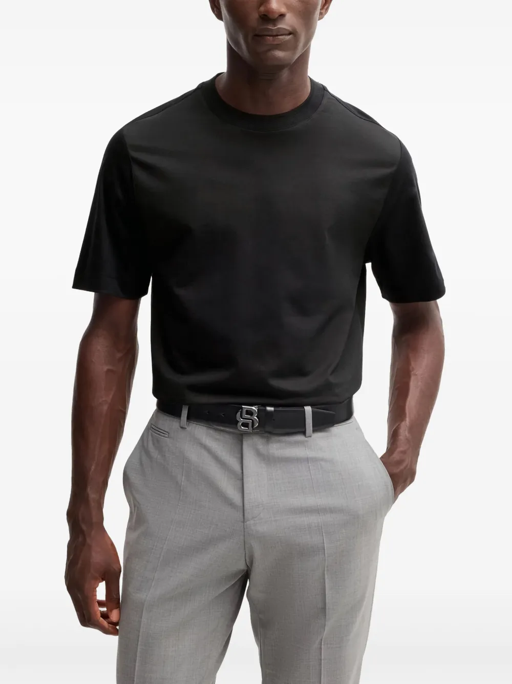 HUGO BOSS LOGO-TAG T-SHIRT