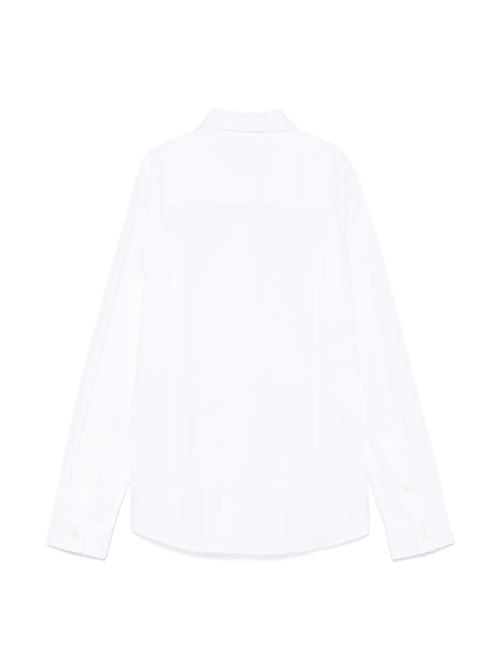 Manuel Ritz Shirt met geborduurd logo Wit