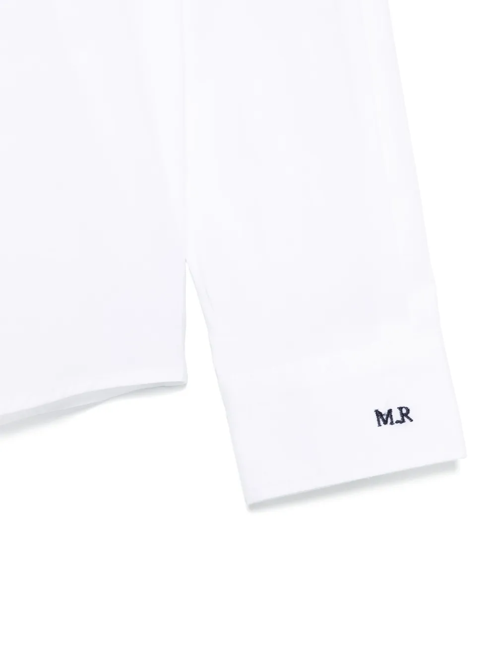 Manuel Ritz Shirt met geborduurd logo Wit