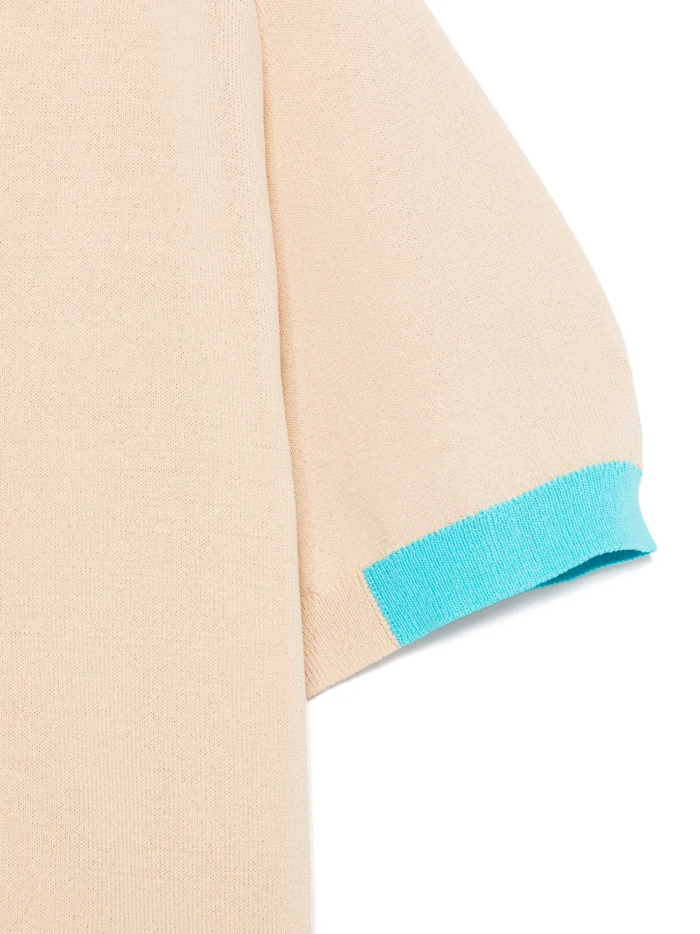 Manuel Ritz T-shirt met colourblocking Beige