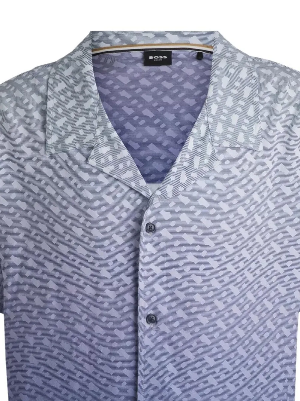 Hugo Boss Boss Short Sleeve Vale Shirt Navy In Blue