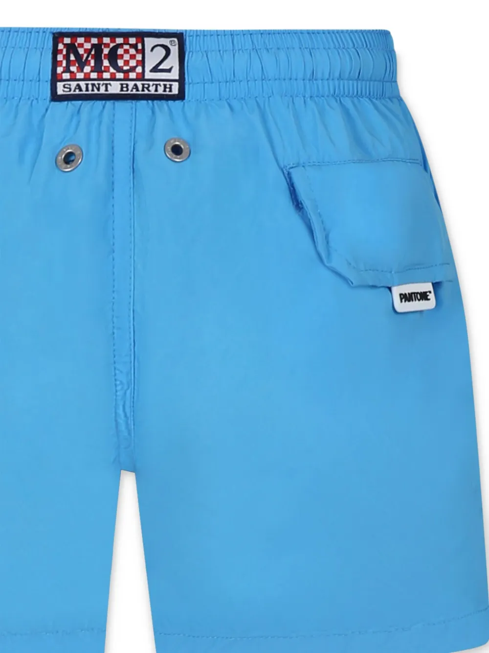 Shop Mc2 Saint Barth Drawstring Swim Shorts In Blue
