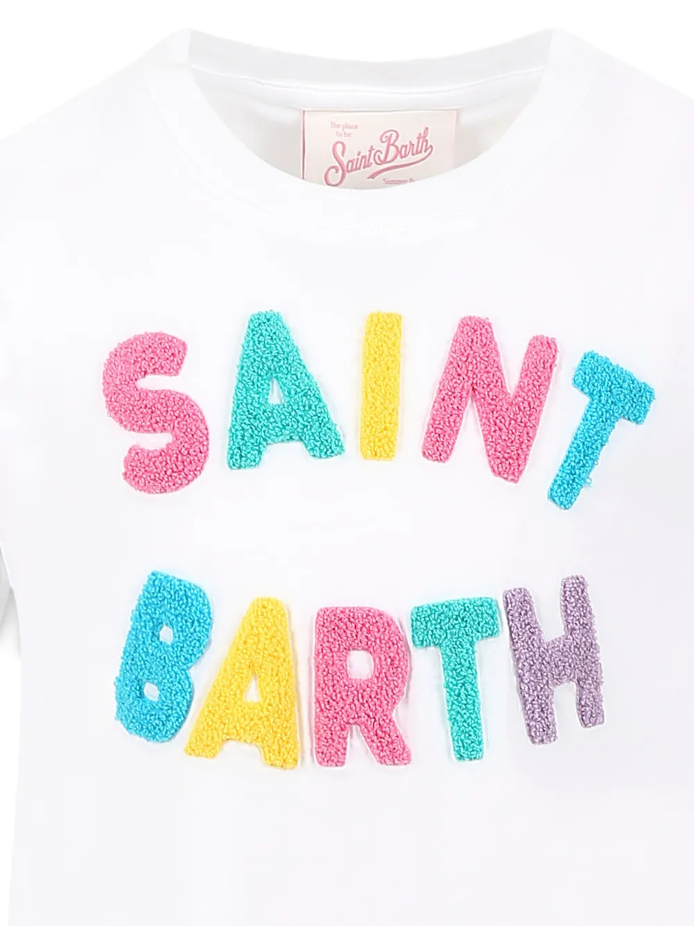 MC2 Saint Barth Kids Abbey jurk Wit