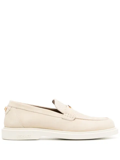 Versace suede loafers