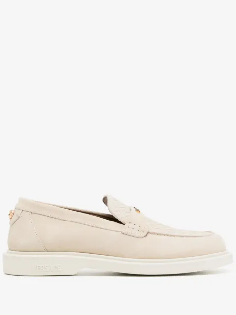 Versace suede loafers