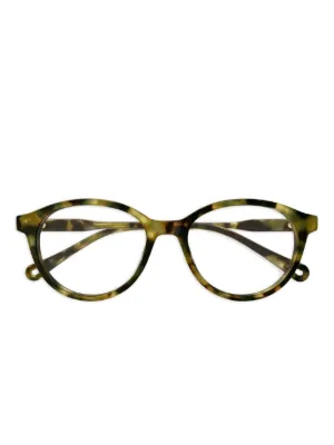 Chloé Eyewear CH0244O トータスシェル スクエア眼鏡フレーム