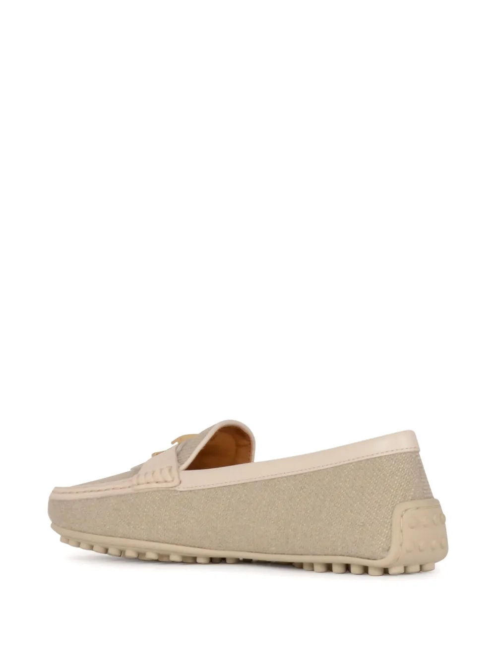 Tod's logo-plaque loafers Neutrals