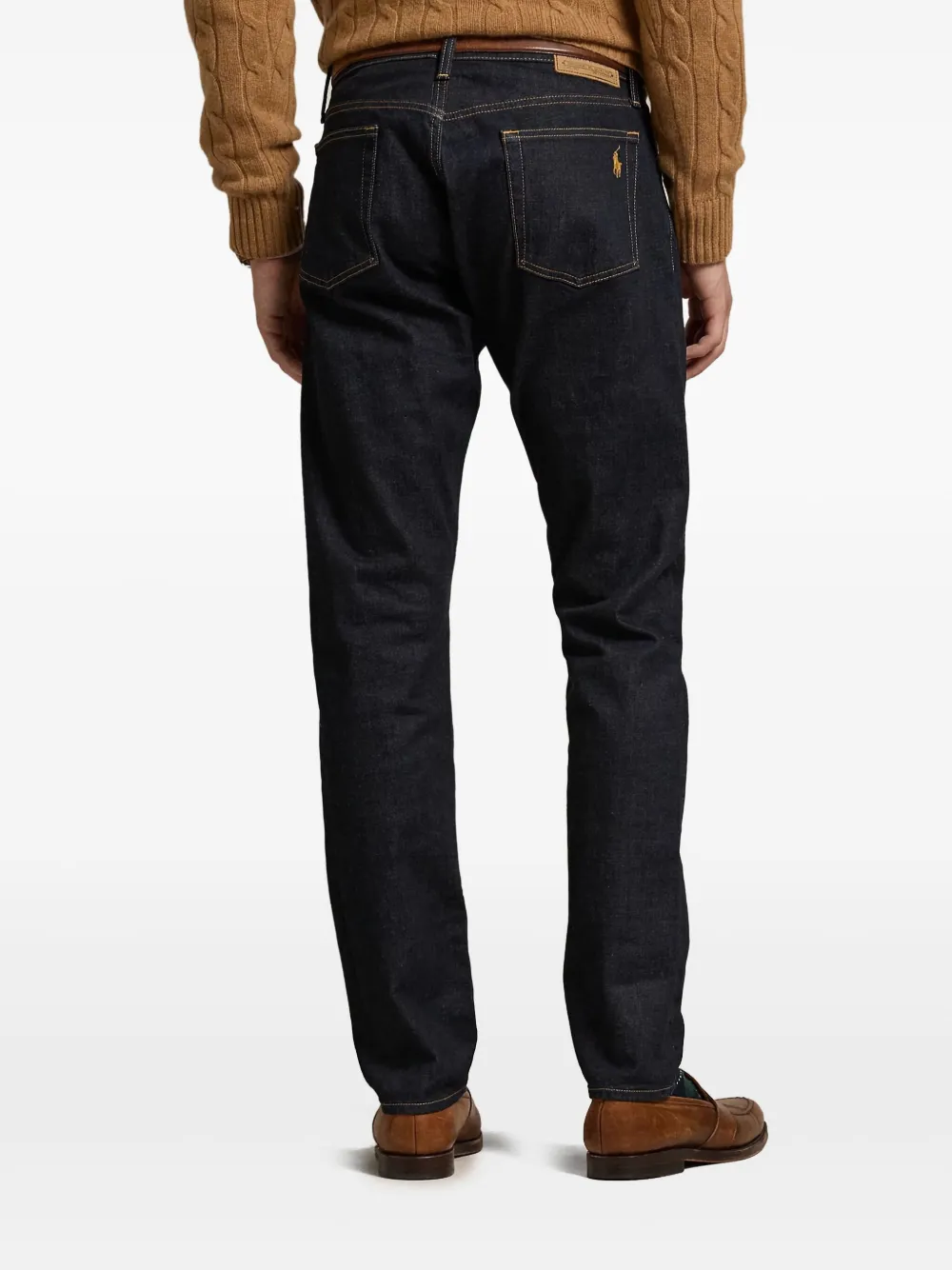 Polo Ralph Lauren Jeans met logopatch Blauw