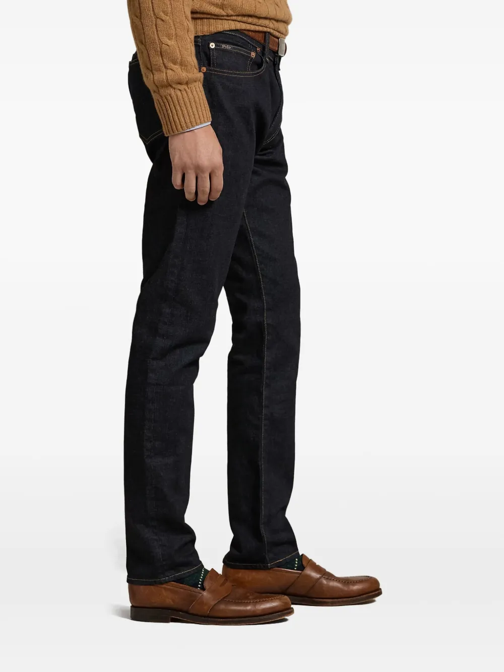 Polo Ralph Lauren Jeans met logopatch Blauw