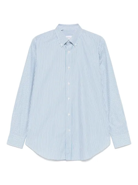 Brioni camisa con rayas estampadas