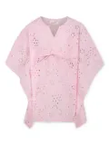 MC2 Saint Barth Kids floral-embroidered dress - Pink