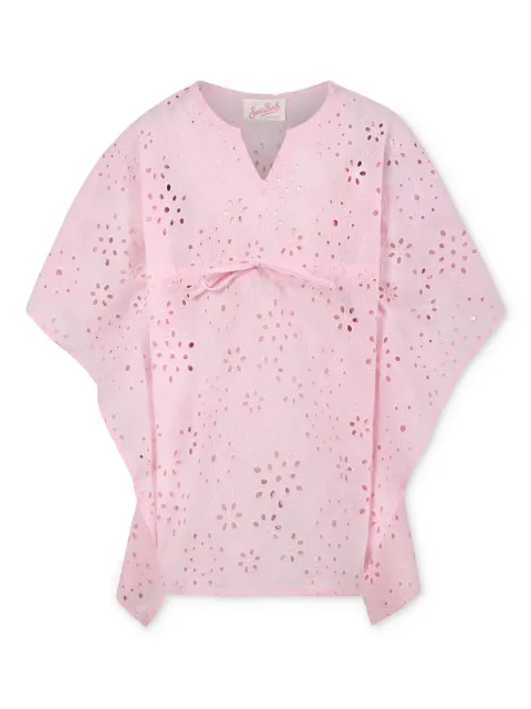 MC2 Saint Barth Kids Kleid mit Blumenstickerei