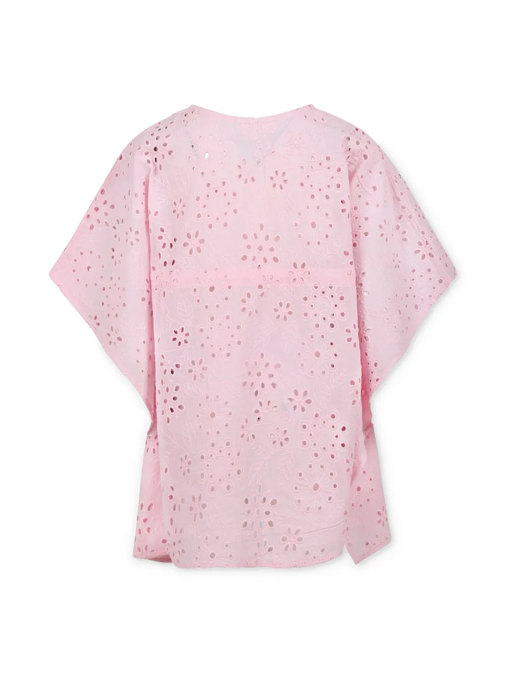 MC2 Saint Barth Kids floral-embroidered dress - Roze