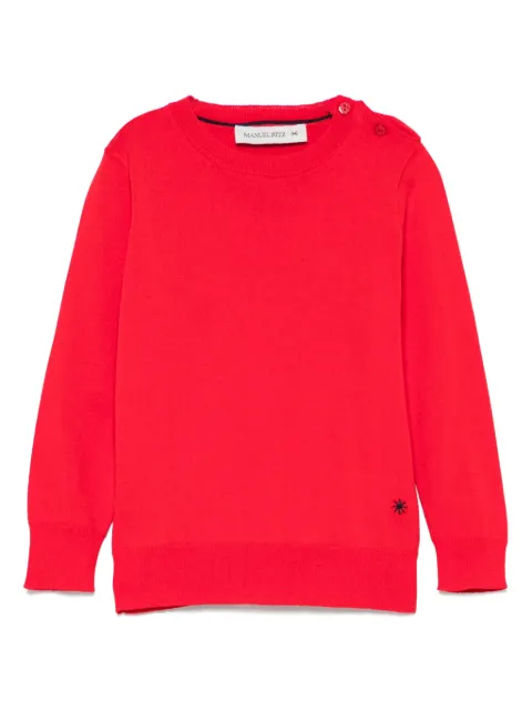 Manuel Ritz top con logo bordado