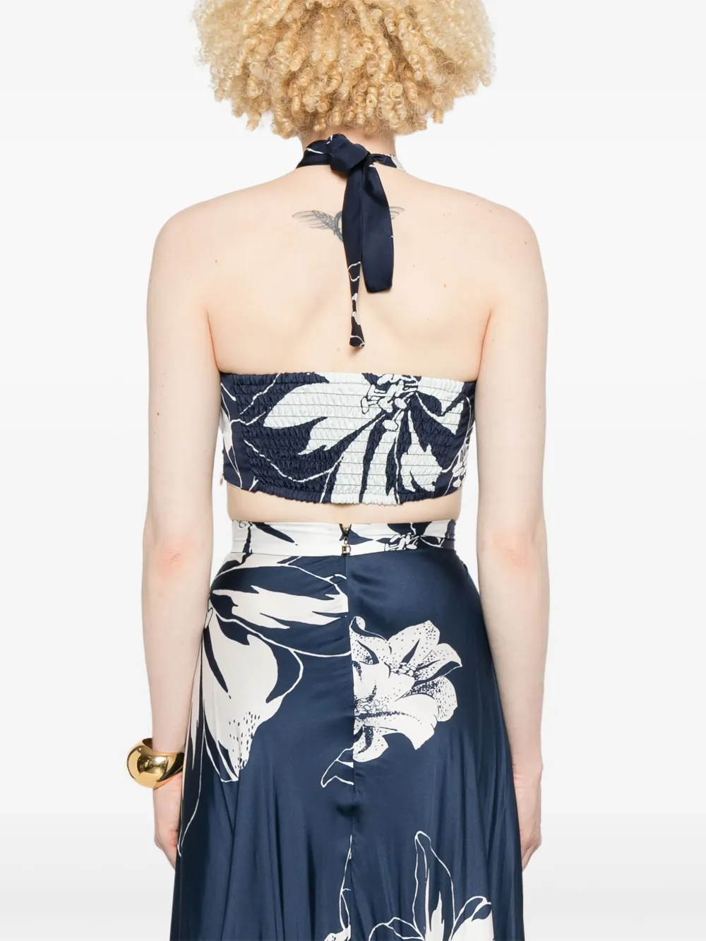 Raquel Diniz Ipanema bandeautop Blauw