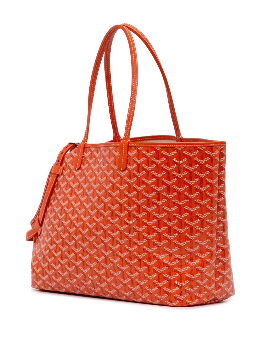 Goyard Pre-Owned 2021 Goyardine Chien-Gris huisdieren reistas - Oranje