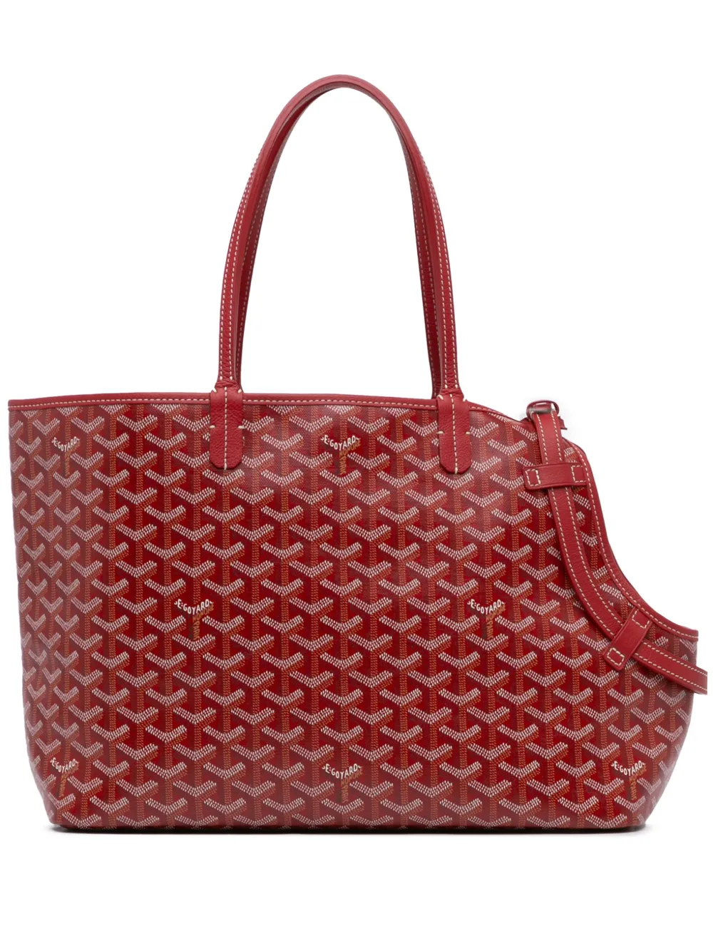 Goyard Pre-Owned 2021 Goyardine Chien-Gris Pet Carrier travel bag | Red | Image 1