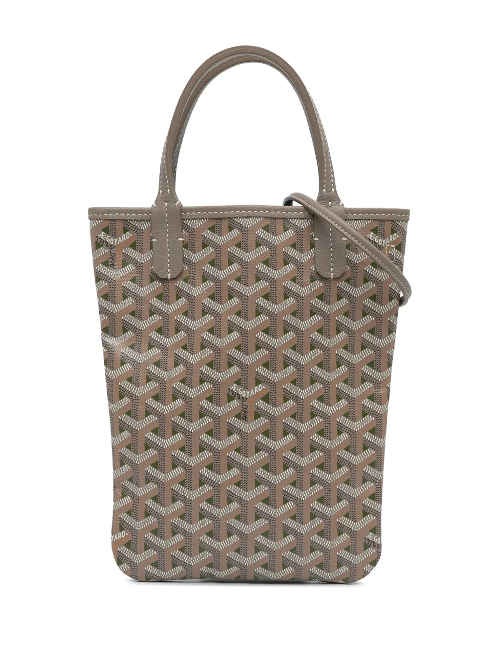 Goyard Pre-Owned 2023 Goyardine Poitiers Claire Voie satchel | Brown | Image 1