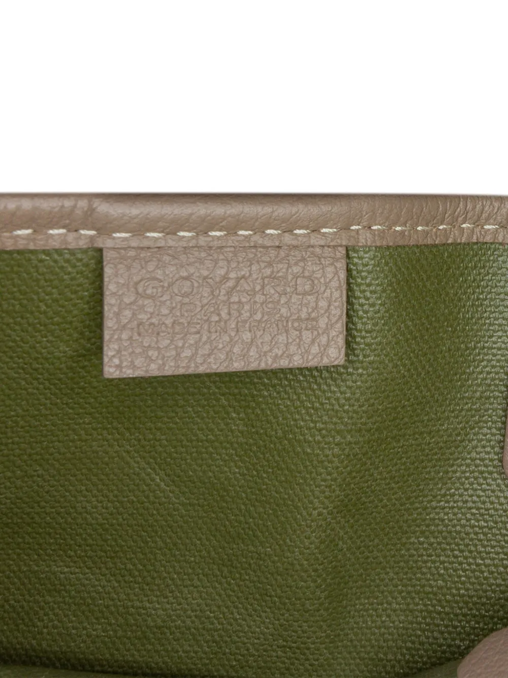 Pre-owned Goyard 2023 Ine Poitiers Claire Voie Satchel In Brown