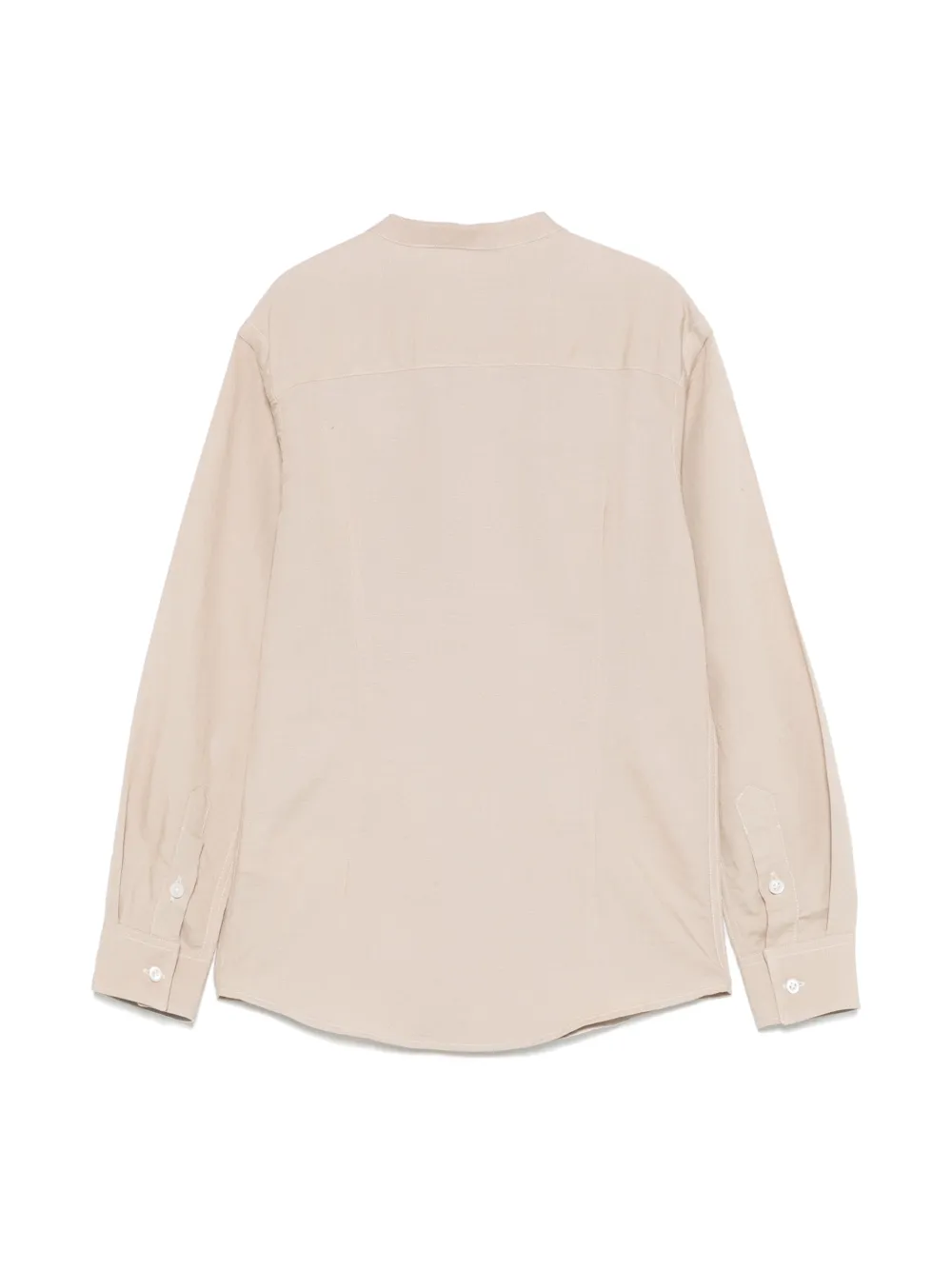 Manuel Ritz Shirt met geborduurd logo Beige
