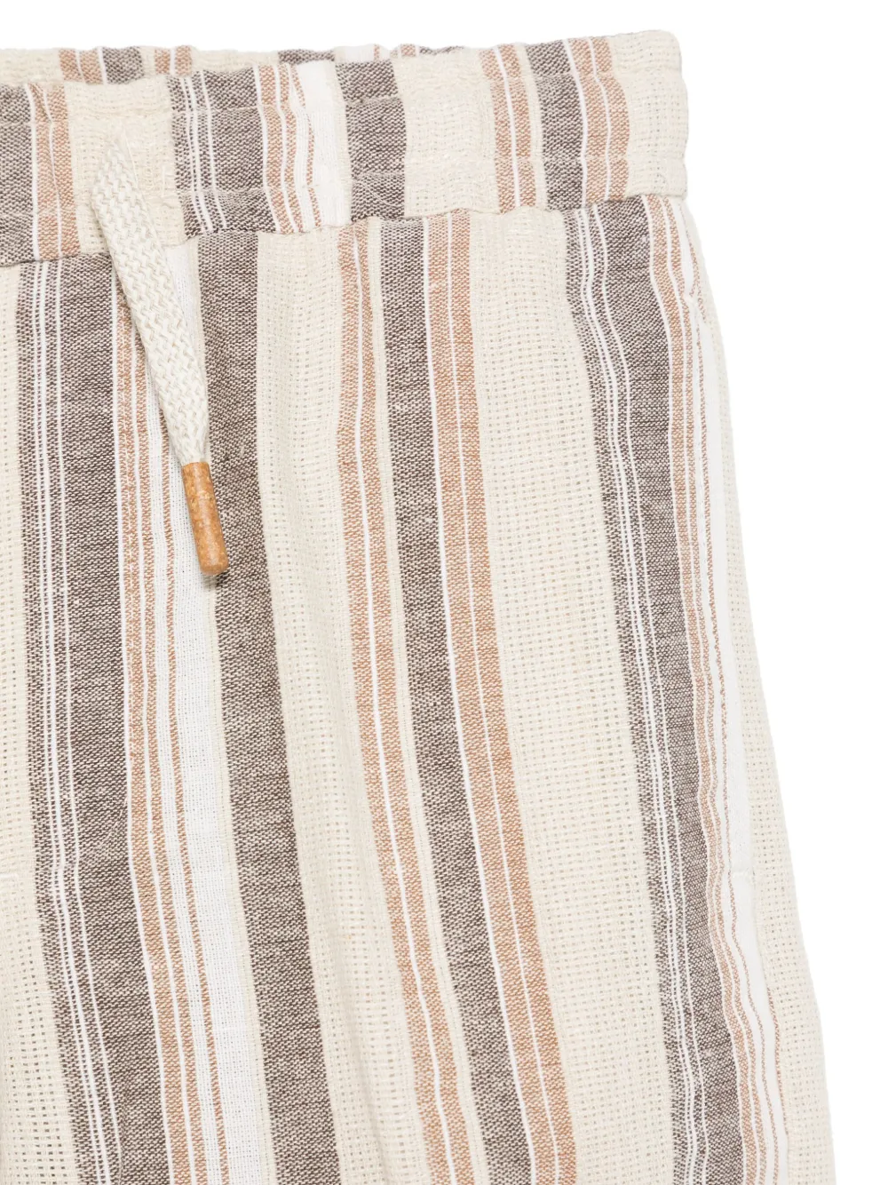 Manuel Ritz Gestreepte broek Beige