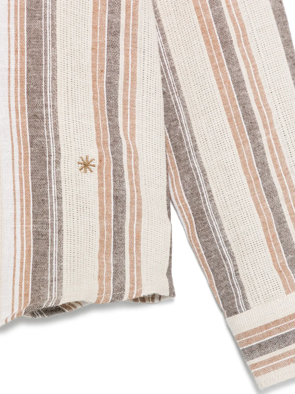 Manuel Ritz Gestreept shirt Beige